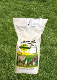 AGRO Jevišovice KRÁLIK granule kŕmna zmes 25kg